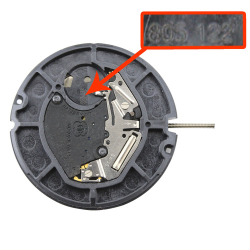 ETA 3 Hand Watch Movement 805.122 Quartz Movement Overall Height 5.2mm