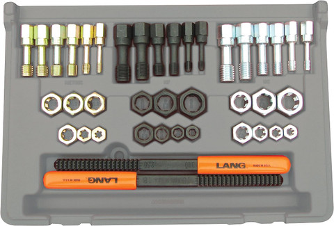 Lang Tools 40-Piece SAE & Metric Thread Restorer Kit (972)