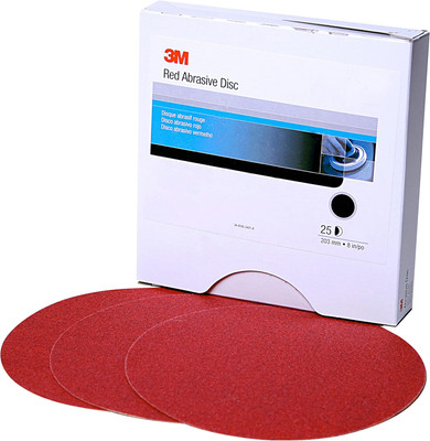3M 6" P500 Hookit Red Abrasive Disc 316U (1191)