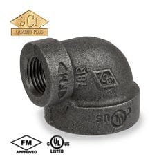 2" x 1" 125 WSP Cast Iron Threaded Reducing 90 Elbow