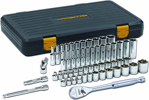 Gearwrench 56 Pc 3/8" Dr SAE/Metric 6 Pt Socket Set (80550P)