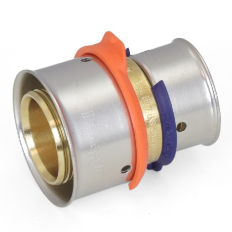 1" PEX x 3/4" PEX Press Coupling, Lead-Free Bronze
