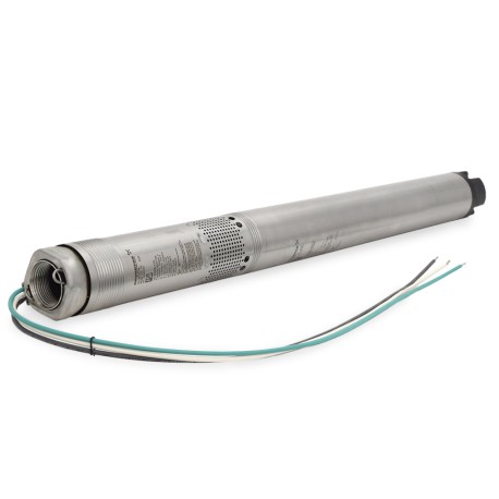5SQ05-90 3" Submersible Deep Well Pump, 115V, Rated 4.4 GPM/111ft Head, 1/2 HP, 2 Stages
