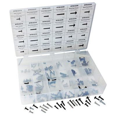 ATD Tools Universal Trim Screw Master Set 185-Piece and Plastic Case (ATD-39359)