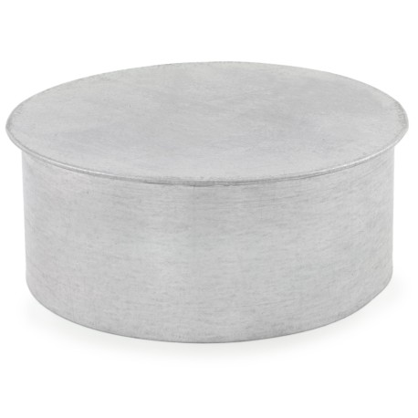 5" Galvanized Clean-Out Cap, 26 GA