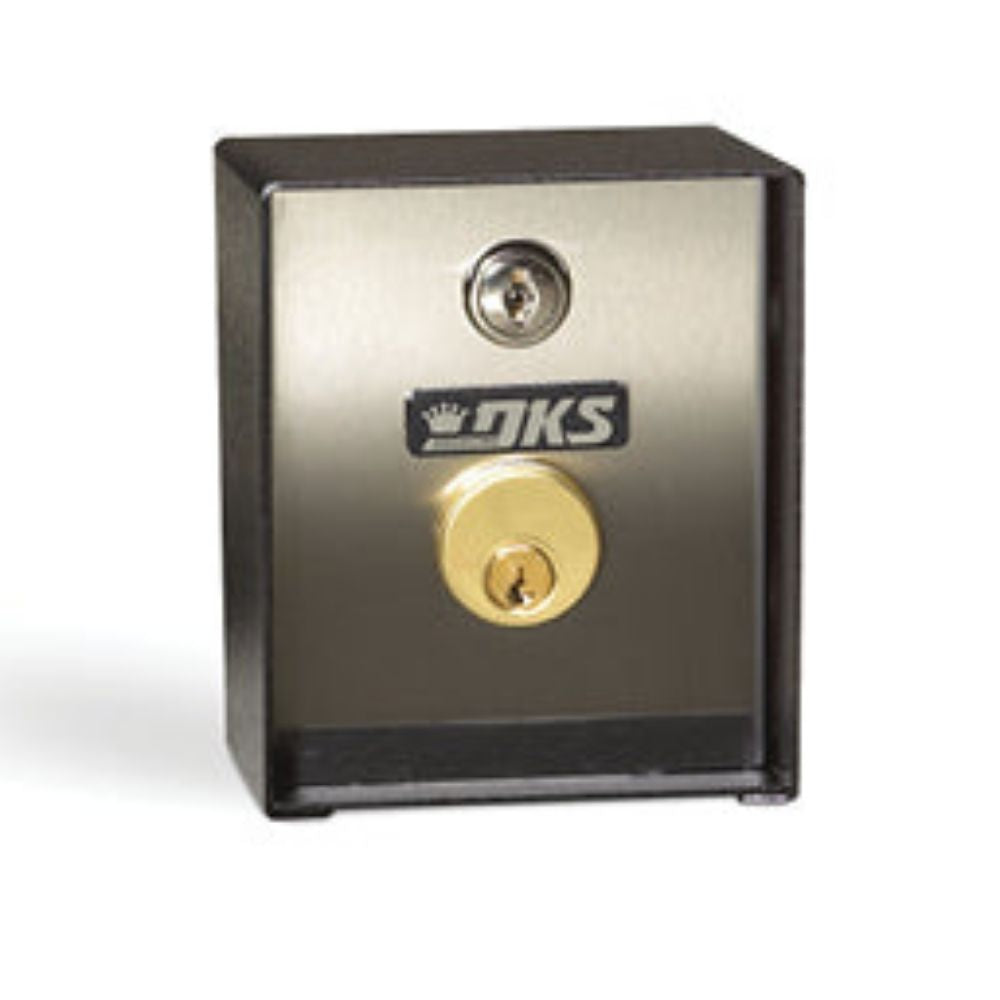 Doorking Key Switch Mortise Cylinder with Momentary Contact Switch Surface Mount | DKS-1207-080