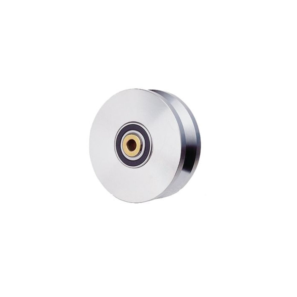 Doorking V Wheel Machined 4" Chrome | DKS-1201-018