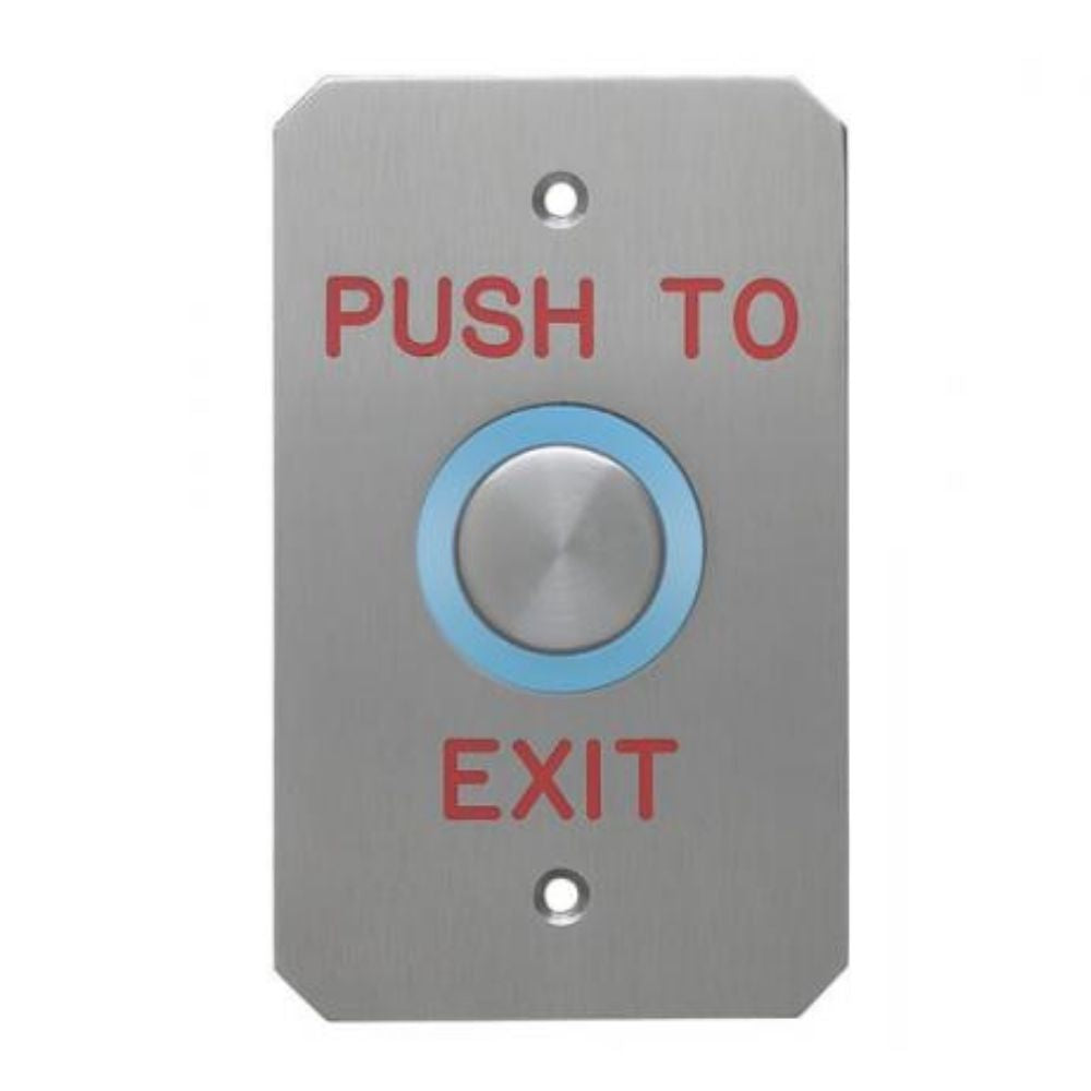 Doorking Vandal Resistant Piezoelectric Switch Request to Exit Button | DKS-1211-090