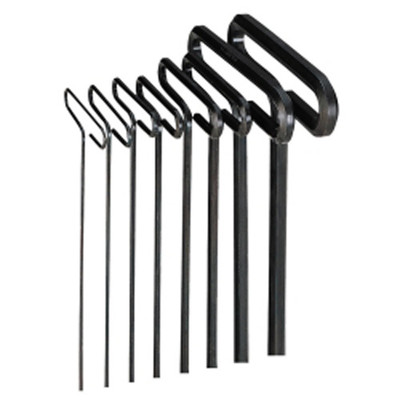 Eklind 33168 8 Piece 6" SAE Hex T-Key Set