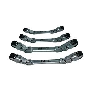 E-Z Red 4 Piece Ratcheting Line Wrench Set (SAE) EZRLW4S