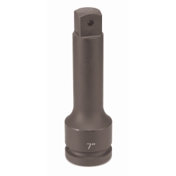 Grey Pneumatic 4007E 1" Drive x 7" Extension w/ Pin Hole