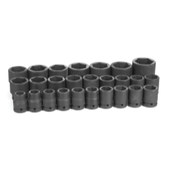 Grey Pneumatic 8026M 3/4" Dr. 26-Piece Metric Master Set 19-50mm