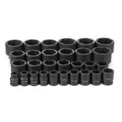 Grey Pneumatic 8029 3/4" Dr. 29-Piece Fract. Master Set 3/4-2-1/2"