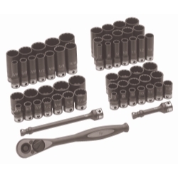 Grey Pneumatic 81259CRD 3/8" Dr. Duo-Socket 59-Piece Set