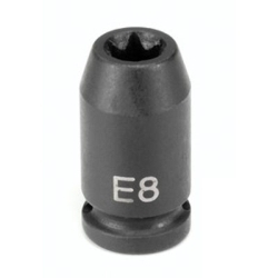 Grey Pneumatic 910ET 1/4" Drive x E10 External Star Impact Socket
