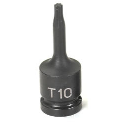 Grey Pneumatic 910T 1/4" Drive x T10 Internal Star Impact Driver