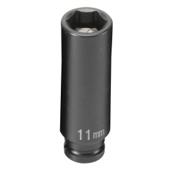 Grey Pneumatic 911MDG 1/4 in. Drive x 11mm Magnetic Deep
