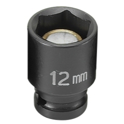 Grey Pneumatic 912MG 1/4 in. Drive x 12mm Magnetic Standard