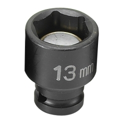 Grey Pneumatic 913MG 1/4 in. Drive x 13mm Magnetic Standard