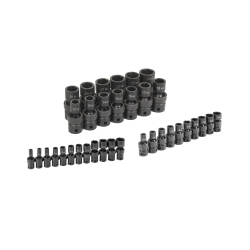 Grey Pneumatic 9712UM 1210UM 1313UM 1/4, 3/8, 1/2 Drive Impact Socket Set Kit