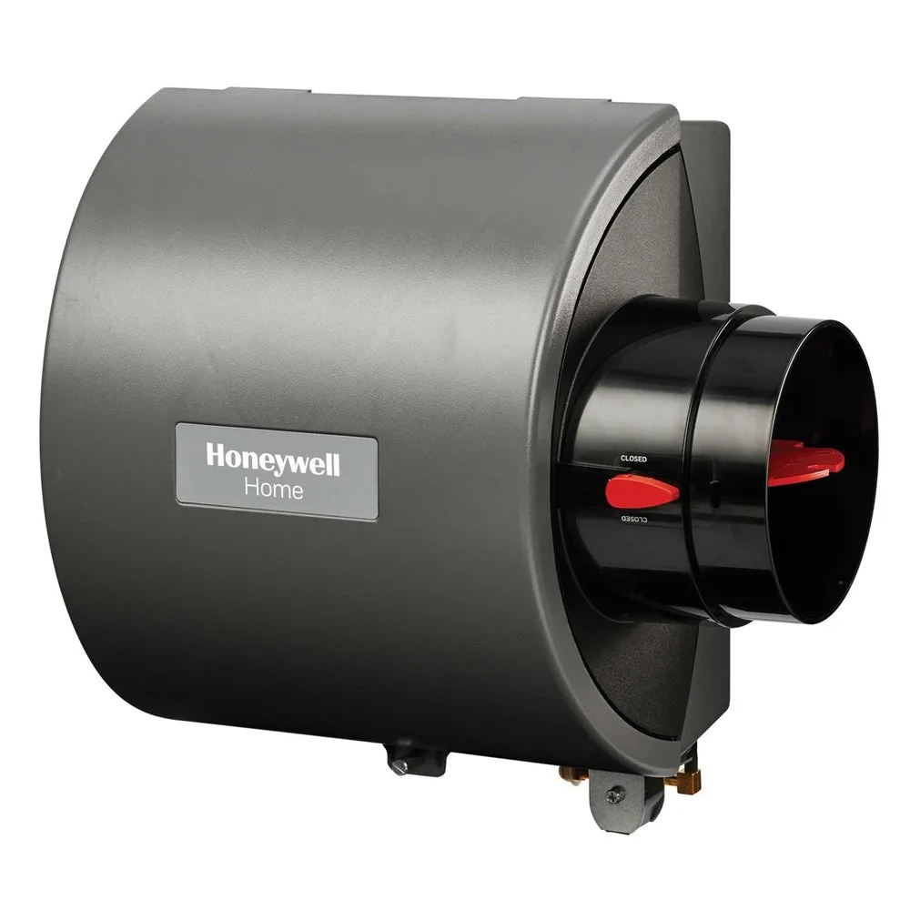 Honeywell Home HE105A1000/U Whole-Home Small Bypass Humidifier, 12 GPD