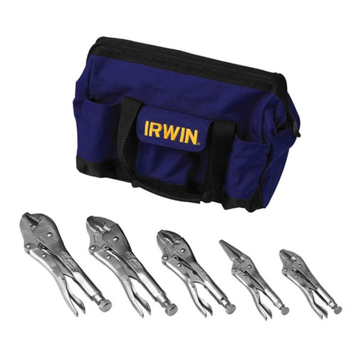 Irwin Vise Grip (IRW2077704) 5 Pc. Locking Pliers Set with Kitbag