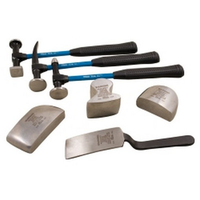Martin Tools 647KFG 7 Piece Body and Fender Repair Set with Fiberglass Handles