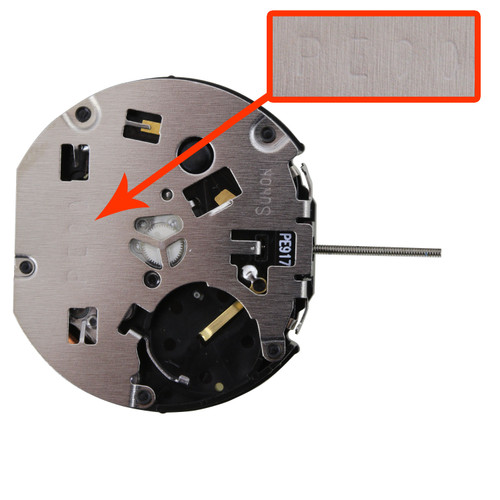 Far East Sunon 6 Hand Multi Function Quartz Watch Movement PE917-3 Date At 3:00 Overall Height 6.8mm