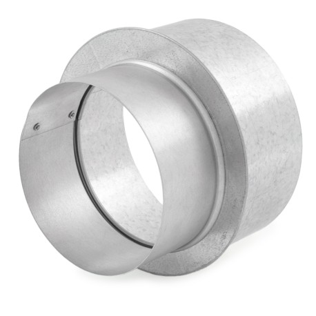 5" x 4" Galvanized Reducer/Increaser, 26 GA