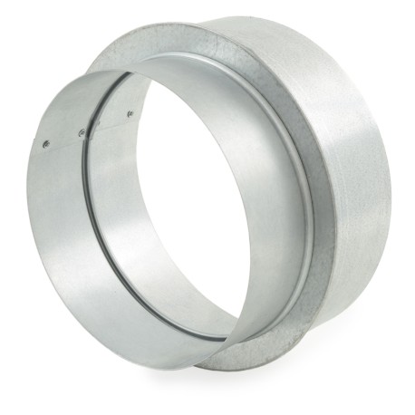 7" x 6" Galvanized Reducer/Increaser, 26 GA