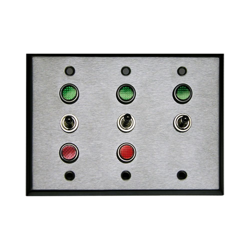 Signal-Tech 3 Gang Switch (1-SPST) (2-SPDT) TG332 SPDT/24VDC | SIG-52412