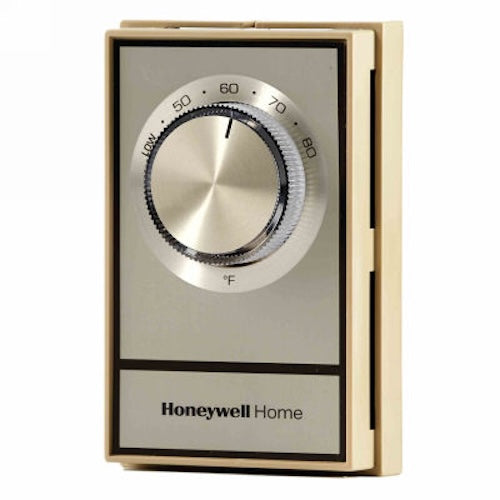 Honeywell T498A1810 Electric Heat Thermostat 22 Amp 277 VAC SPST Bimetal 40 to 80 Degrees F
