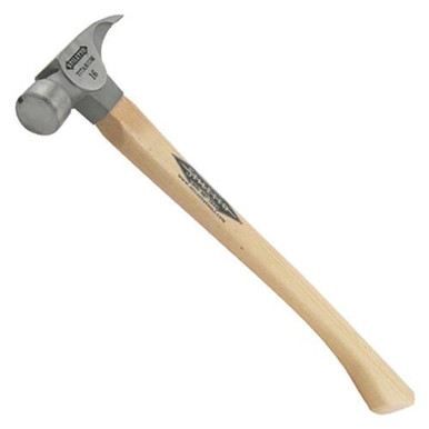 Stiletto TI16SC 16 oz Titanium Framer Hammer Smooth Face-Curved Handle
