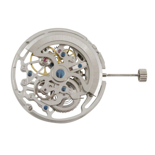 Chinese Automatic 3 Hand Mechanical Watch Movement TY2809 Overall Height 7.7mm