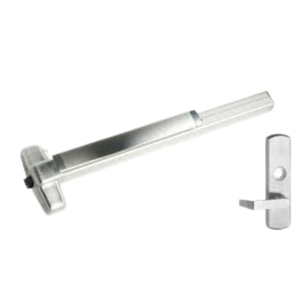 Von Duprin Grade 1 Rim Exit Bar (Wide Stile Pushpad, 36", Satin Chrome Finish) | VON-99L-06 3 26D LHR