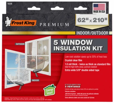 Xl Heavy-duty Window Insulation Kit 62x210 Inches