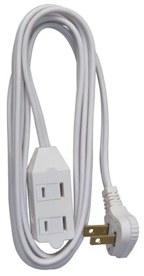 7-foot Extension Cord, 16/2 Spt-2, Low Profile Polarized Plug