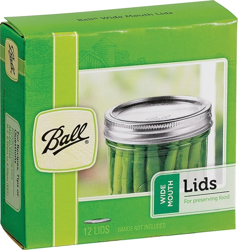 Wide Mouth Dome Canning Lid (12-count)