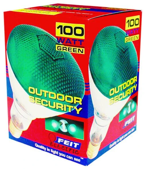 100par/g/1 100 Watt Green Par38 Reflector Flood Light Bulb