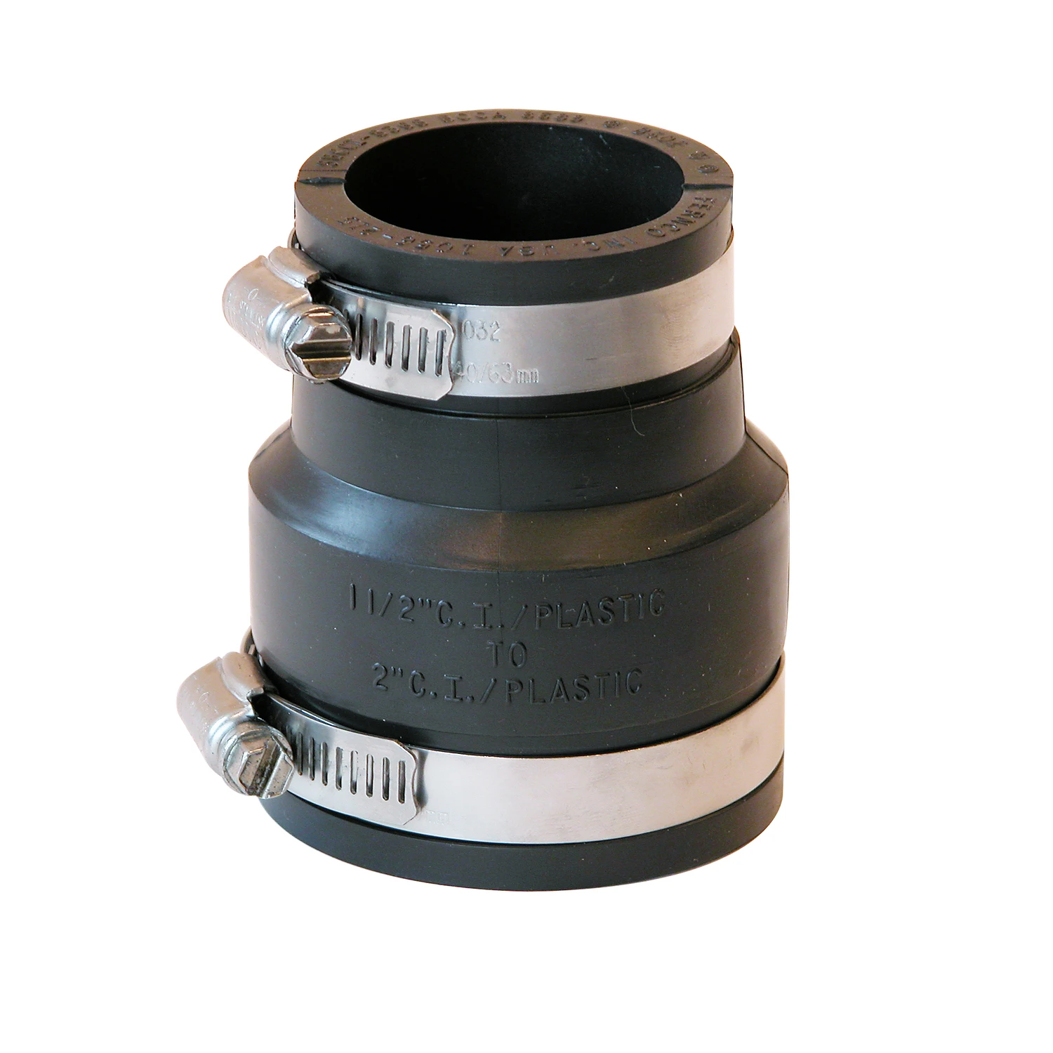 2 In. X 1-1/2 In. Flexible Pvc Coupling