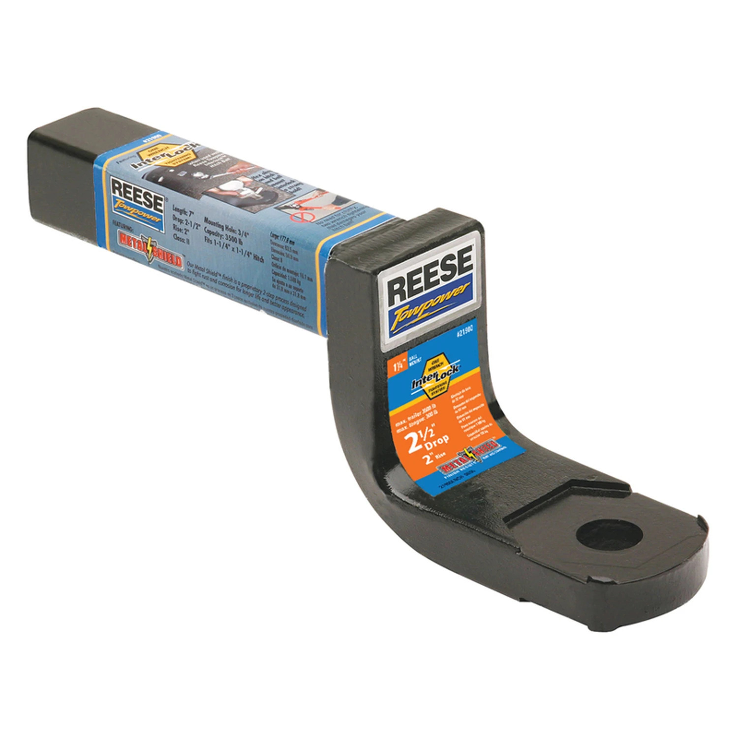Ball Mount Bar, 2.5-in. Drop