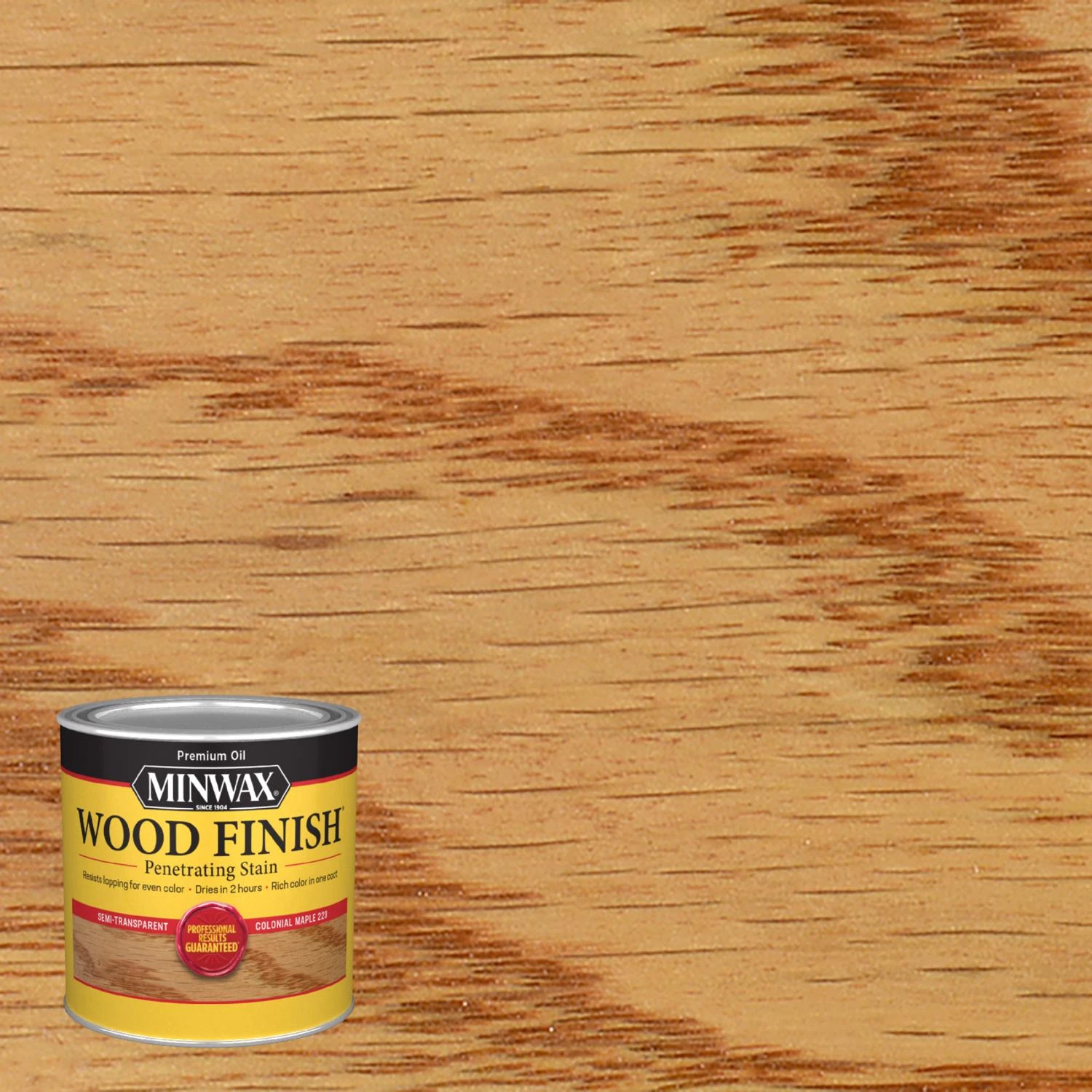 Wood Finish Colonial Maple Oil-based Penetrating Stain, 1/2 Pint