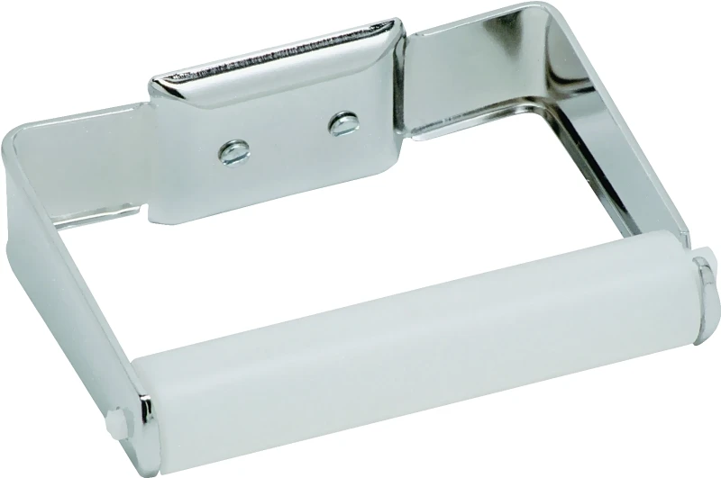 Chrome Wall-mount Toilet Paper Holder — Durable Metal, Easy Install