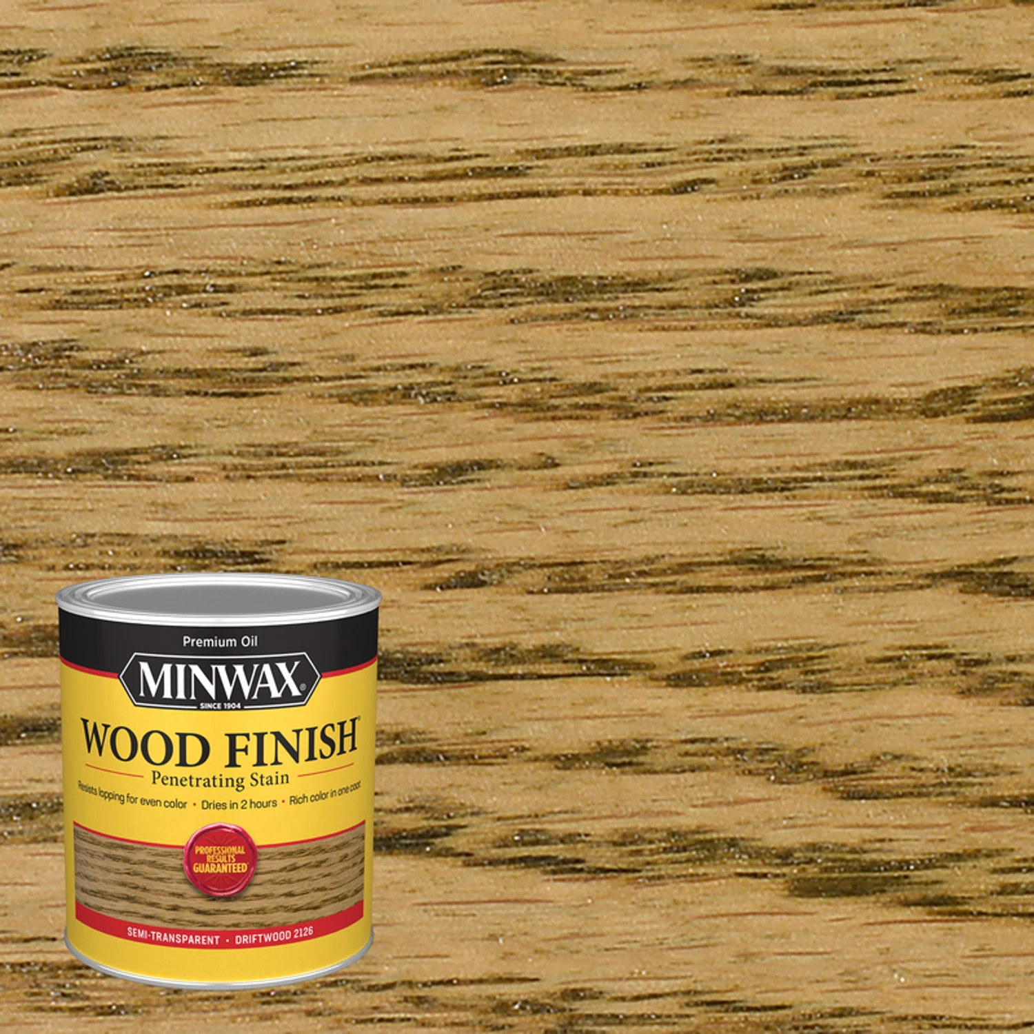 Wood Finish Penetrating Stain, Driftwood, 1 Quart - Oil-based