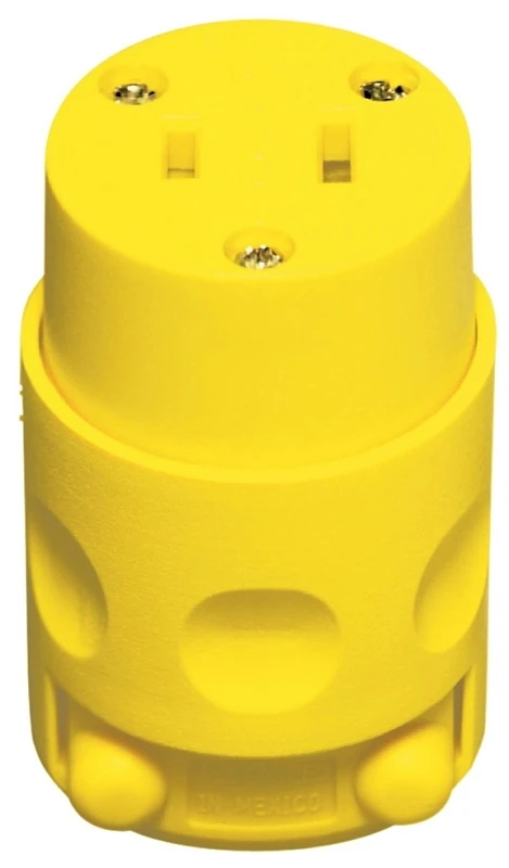 15a 125v Residential Cord Connector – 2-wire, 2-pole, Ul Listed