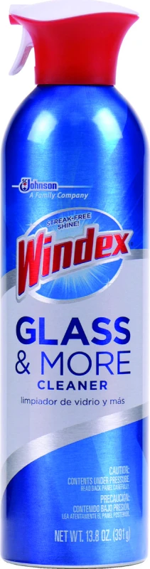 Power Foam Glass Cleaner, 19.7 Ounce Bottle For Streak-free Shine