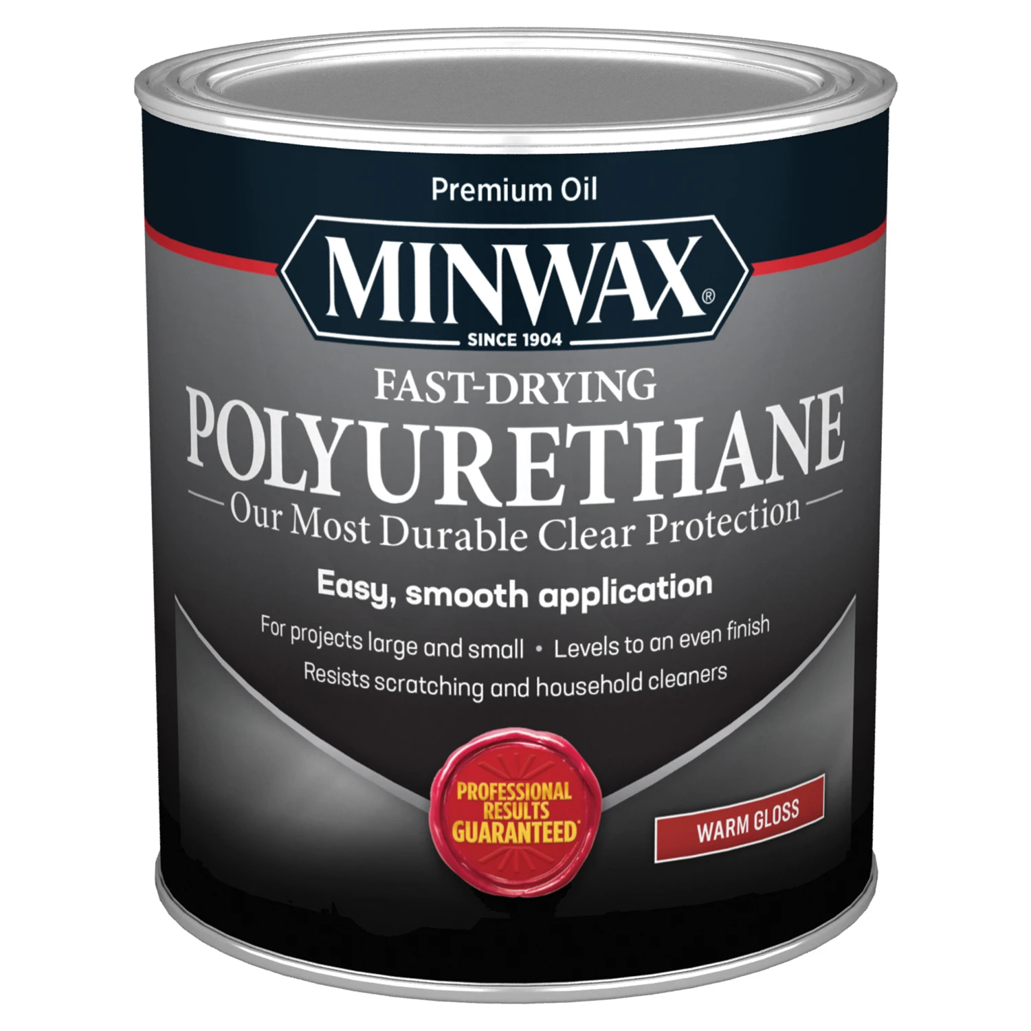 Gloss Polyurethane Wood Finish — Durable 1-quart Clear Coat For Furniture & Cabinets