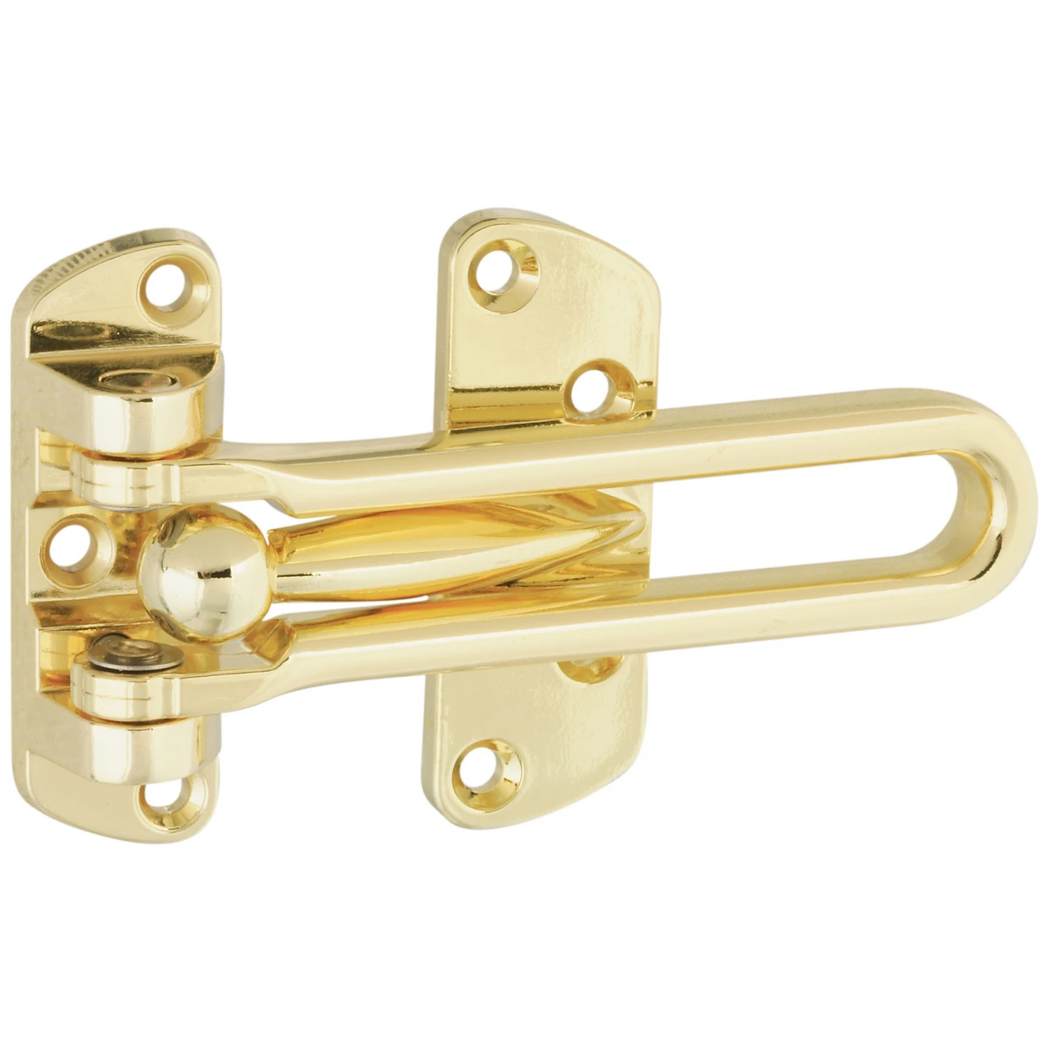 Door Security Guard, Bright Brass