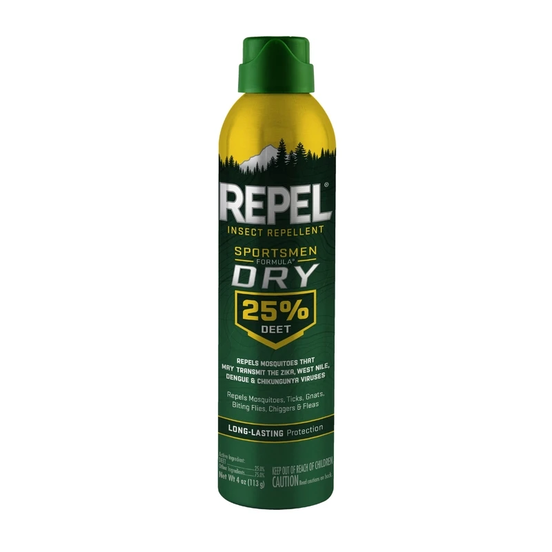 Dry Mosquito Repellent, 25% Deet, 4-oz.