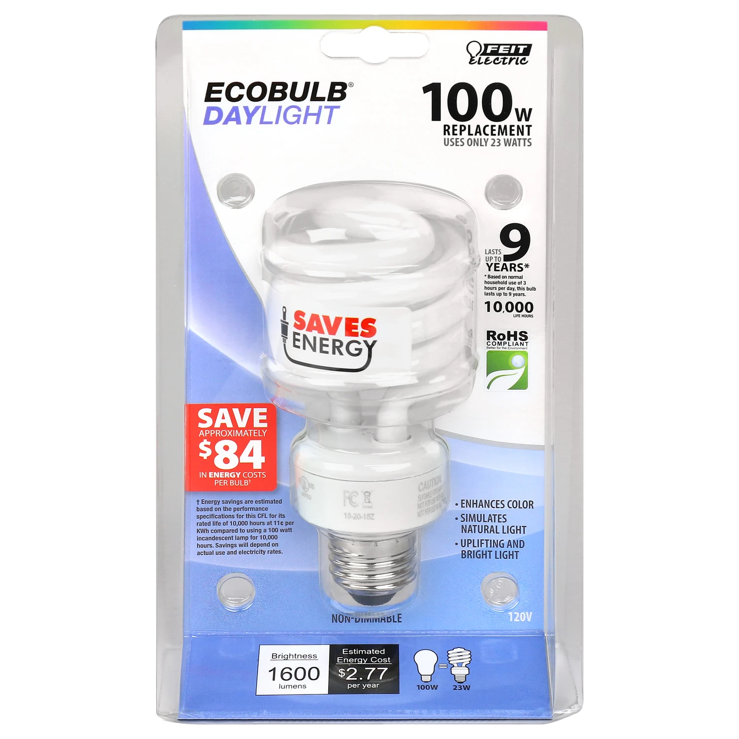 Bpesl23tm 23 Watt Daylight Mini Twist Light Bulb